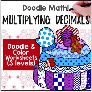 Multiplying Decimals | Doodle Math: Twist on Color by Number Worksheets