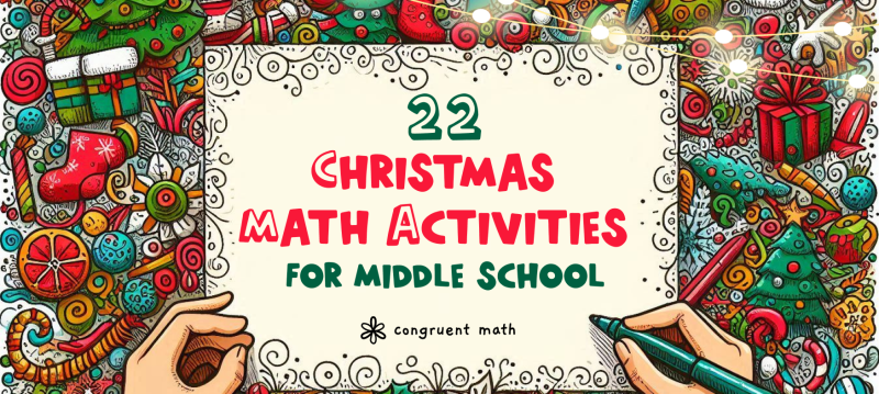 Thumbnail for 22 Christmas Activities for Middle School Math