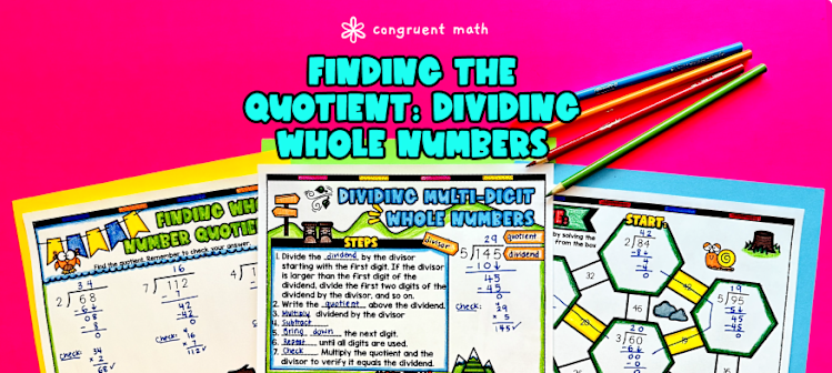 Dividing Multi-Digit Whole Numbers (Long Division) Lesson Plan