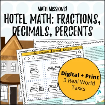 Fractions, Decimals, Percents Real-Life Math Project