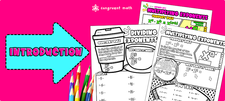 Laws Of Exponents Product And Quotient Rules Properties Of Exponents Congruent Math Laws Of Exponents Product And Quotient Rules Properties Of Exponents Congruent Math