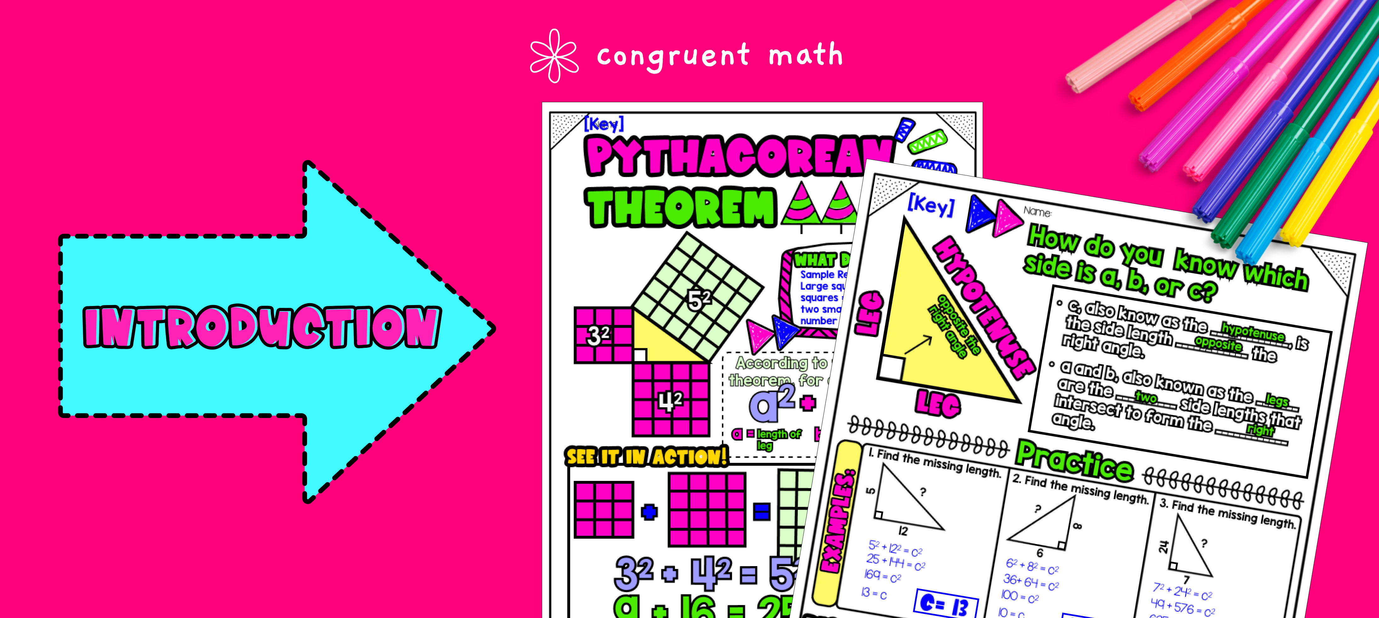 The Pythagorean Theorem Lesson Plan | Congruent Math