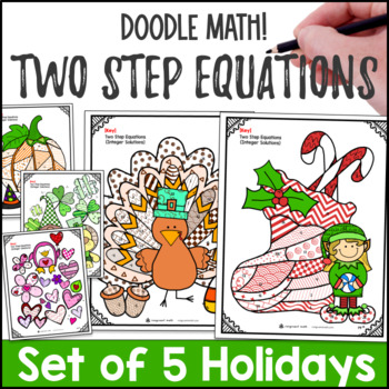 Doodle Math 8th Grade Spring & End of Year Equations ...
