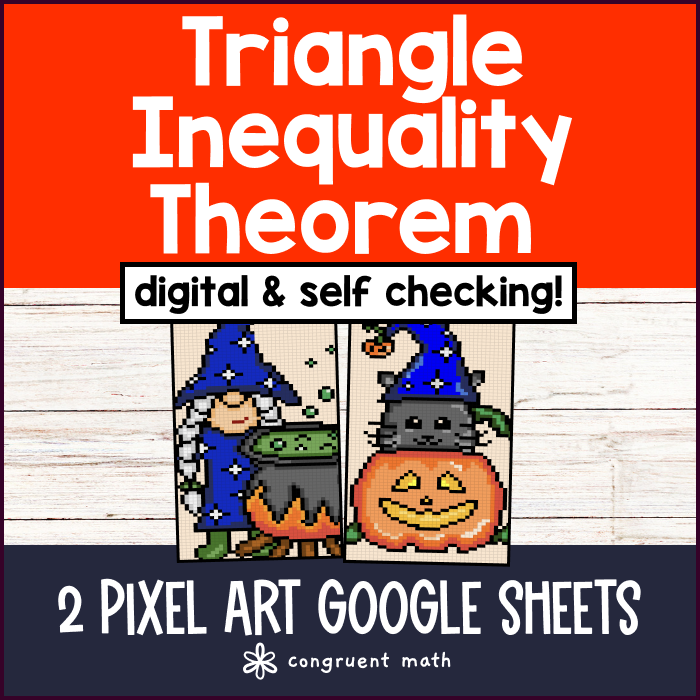 7th Grade Triangle Inequality Theorem Pixel Art