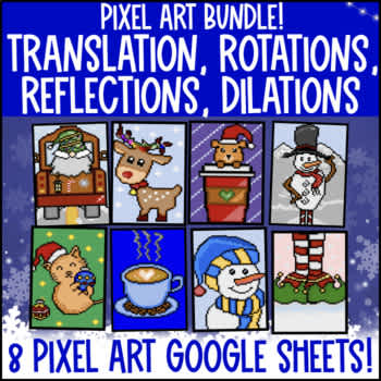 [Christmas] Rigid Transformations Pixel Art BUNDLE