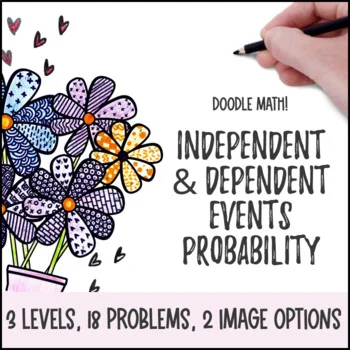 Thumbnail for Independent and Dependent Probability | Doodle Math: Twist on Color by Number
