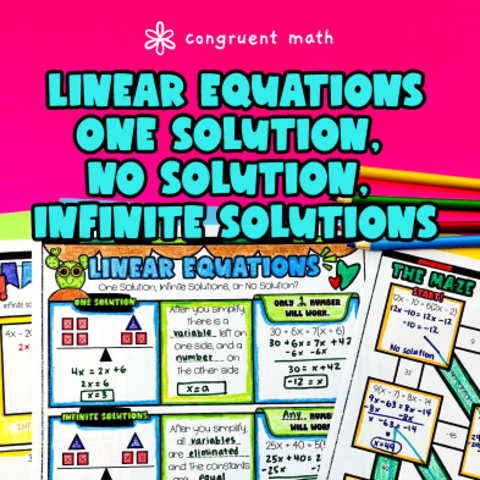 Thumbnail for Linear Equations with One Solution, Infinite Solutions, and No Solution Lesson Plan