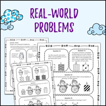 Simple and Compound Probability | Doodle Math: Twist on Color by Number ...