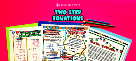 Thumbnail for Solving Two Step Equations with Rational Numbers Lesson Plan