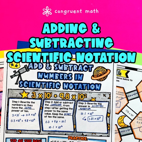 Thumbnail for Adding and Subtracting Scientific Notation Lesson Plan