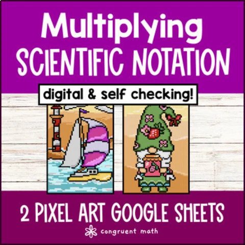 Thumbnail for Multiplying Scientific Notation Pixel Art