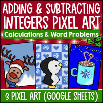 [Christmas] Adding and Subtracting Integers Word Problems