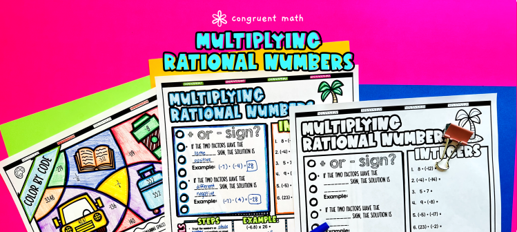 Multiplying Rational Numbers Lesson Plan