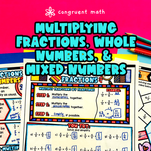 Thumbnail for Multiplying Fractions, Whole Numbers, and Mixed Numbers Lesson Plan