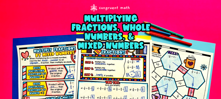 Multiplying Fractions, Whole Numbers, and Mixed Numbers Lesson Plan