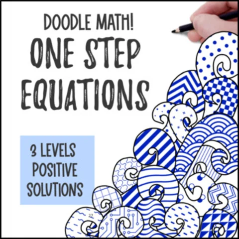 Thumbnail for One Step Equations â€” Doodle Math: Twist on Color by Number
