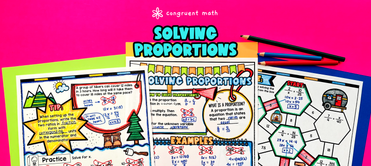 Solving Proportions & Proportional Relationships Lesson Plan