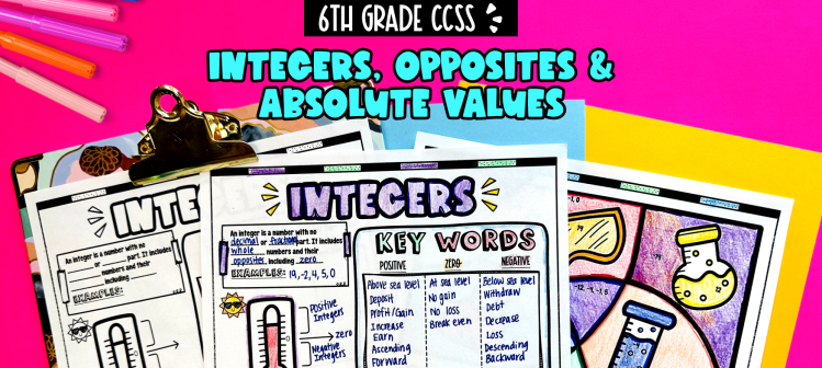 Integers, Opposites & Absolute Values