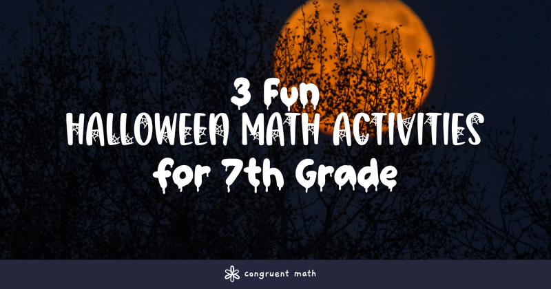 Thumbnail for 3 Fun Halloween Math Activities for 7th Grade