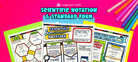Thumbnail for Converting between Scientific Notation & Standard Form Lesson Plan