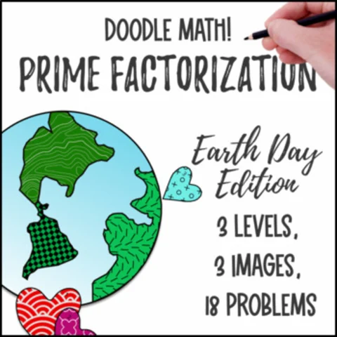 Thumbnail for Prime Factorization and Exponents â€” Doodle Math: Twist on Color by Number