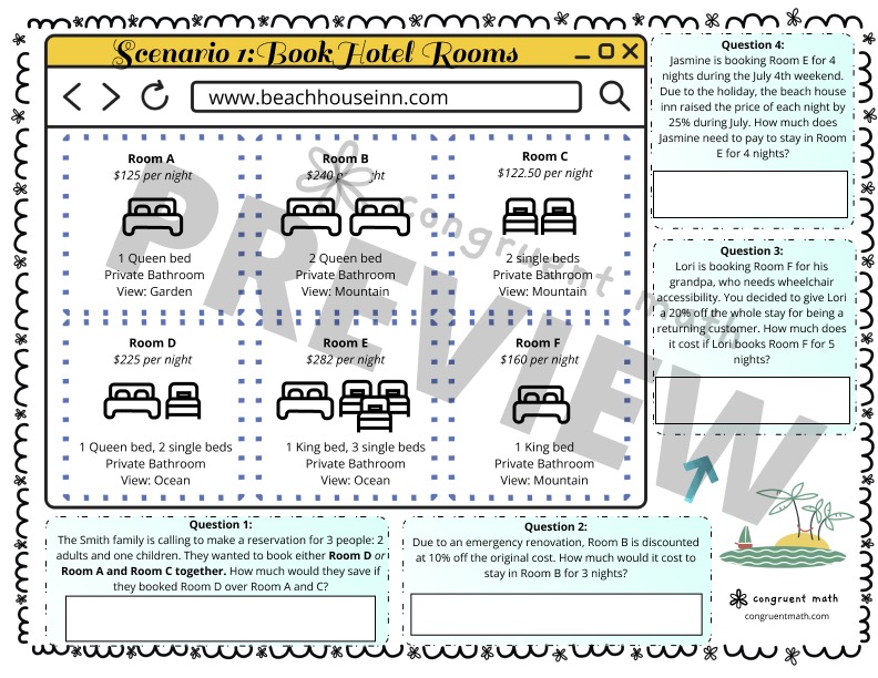 How to Use Decimals in Real Life Congruent Math