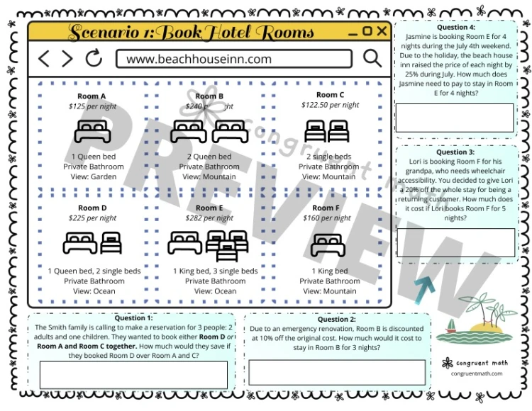 Hotel Math Preview