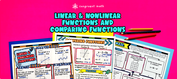 Linear vs Nonlinear Functions & Comparing Functions Lesson Plan