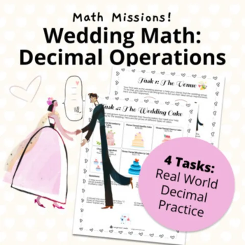 Thumbnail for Wedding Math: Decimal Operations — Real World Decimals Project