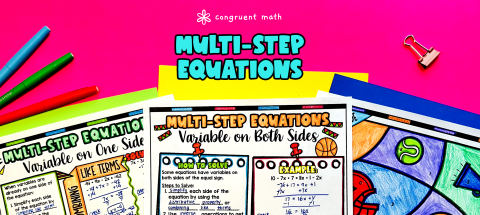 Thumbnail for Multi-Step Equations with Variables on One Side and Both Sides Lesson Plan