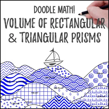 Thumbnail for Volume of Rectangular Triangular Prisms | Doodle Math: Twist on Color by Number