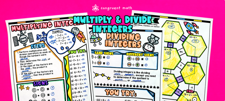 Multiplying and Dividing Integers Lesson Plan