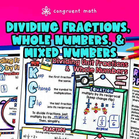 Thumbnail for Dividing Fractions, Whole Numbers, and Mixed Numbers Lesson Plan