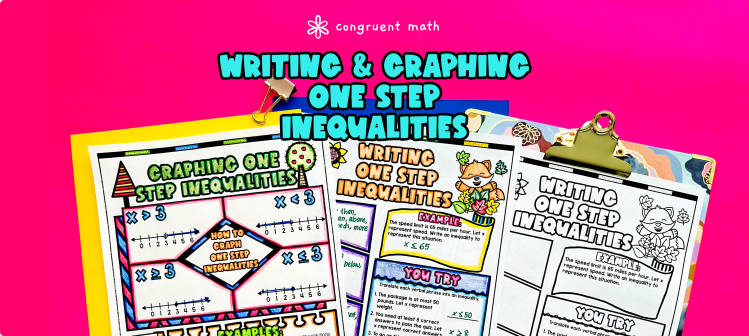 Writing & Graphing One Step Inequalities Lesson Plan