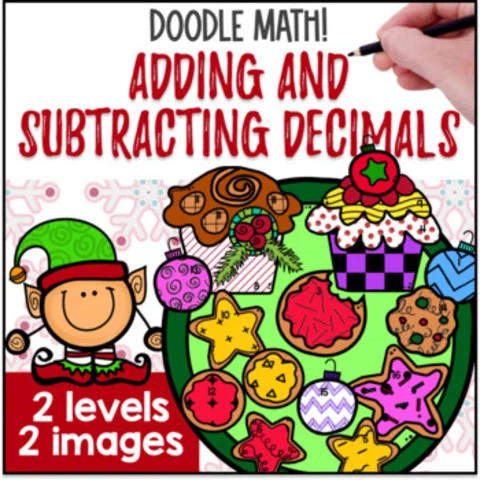 Thumbnail for Adding & Subtracting Decimals — Doodle Math: Twist on Color By Number