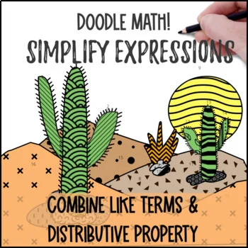 Thumbnail for Simplifying Expressions | Doodle Math: Twist on Color by Number