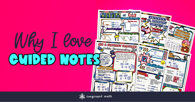 Thumbnail for Why I Love Guided Notes for Middle School Math