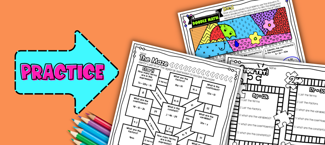 Identifying Parts of Expressions Lesson Plan | Congruent Math