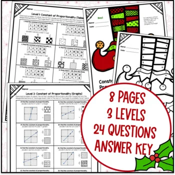 [Christmas] Constant of Proportionality | Doodle Math: Twist on Color ...