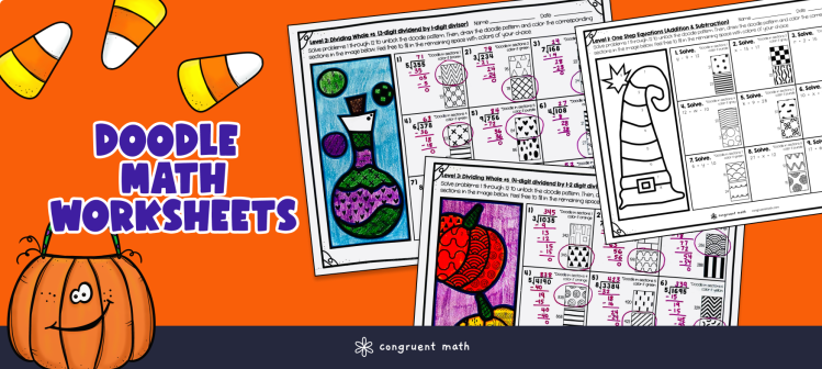 Halloween Doodle Math - A Fresh Twist on Color by Number