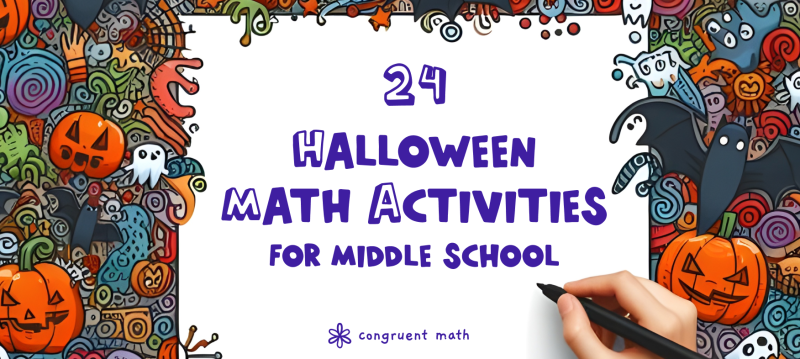 Thumbnail for 24 Halloween Math Activities for Middle School