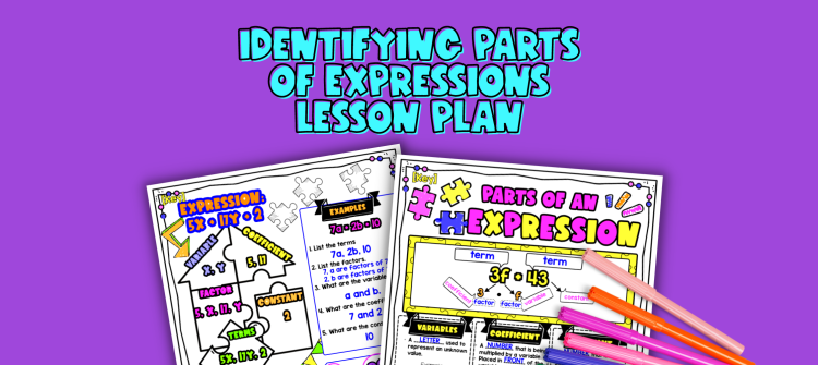 Identifying Parts of Expressions Lesson Plan