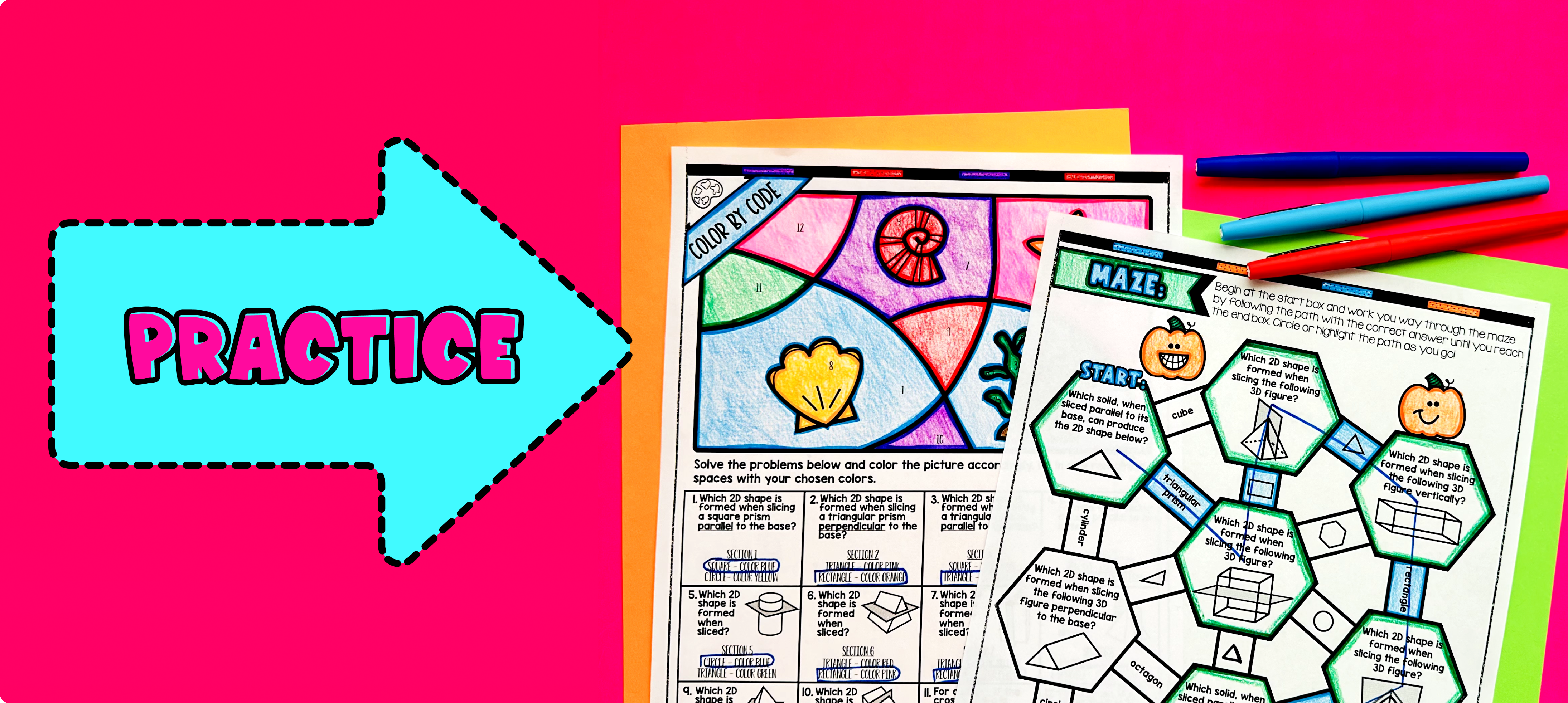 Cross Sections Of 3D Figures Prisms & Pyramids Lesson Plan | Congruent Math