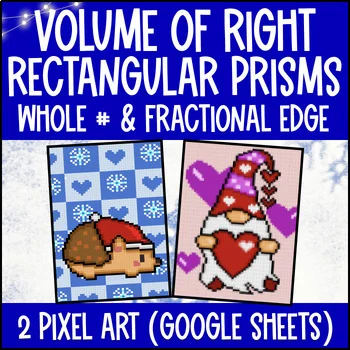 Thumbnail for Volume of Rectangular Prisms Fractional Edge Lengths Digital Pixel Art Google