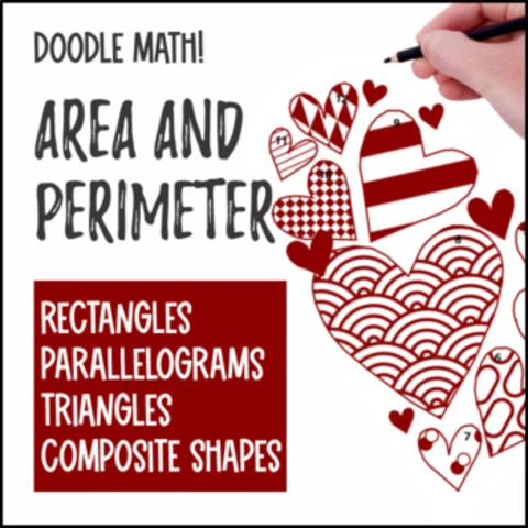 Thumbnail for Area and Perimeter Composite Figures â€” Doodle Math: Twist on Color by Number