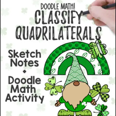 Thumbnail for Classifying Quadrilaterals — Doodle Math: Twist on Color by Number