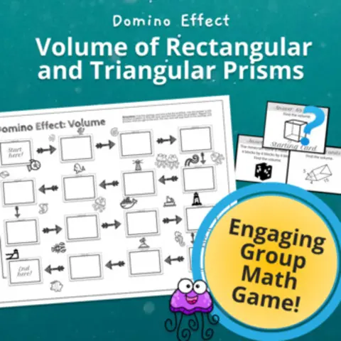 Thumbnail for Volume of Rectangular and Triangular Prisms — Domino Effect Math Game