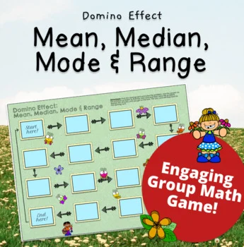 Thumbnail for Mean, Median, Mode, Range Math Activity