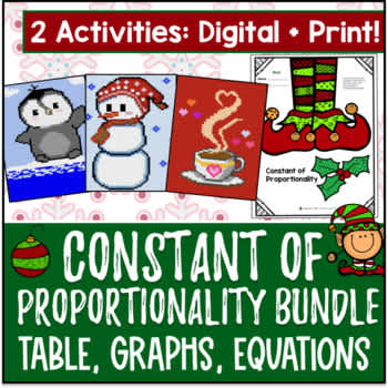 [Christmas] Constant of Proportionality BUNDLE