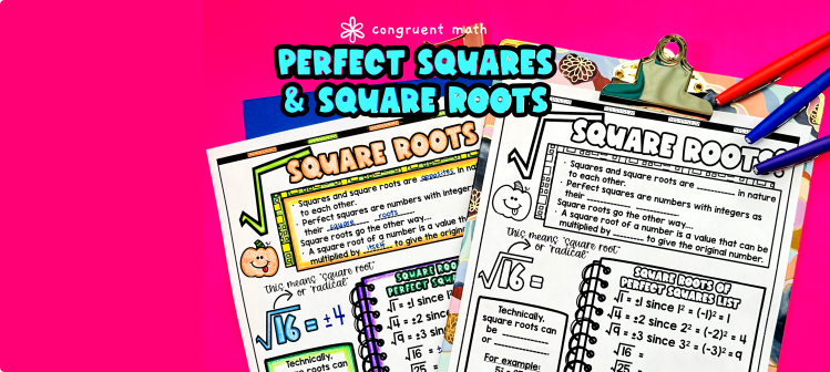 Perfect Squares and Square Roots Lesson Plan